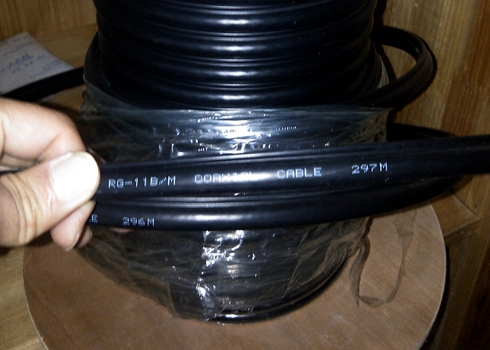RG11M/ F1160 Messenger 75 Ohm Coaxial Cable with Galvanized Steel Self Supporting Drop Wire