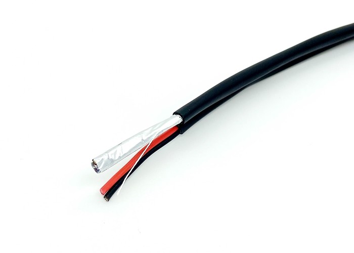 2P Twisted Outdoor Siamese Cable , Siamese Cable For Security Cameras